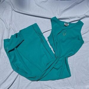Teal 90’s Maxi Dress